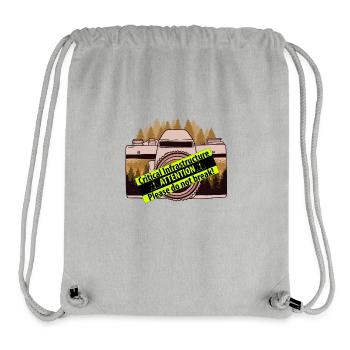 The camera as critical infrastructure - Stanley/Stella Recycled Gym Bag - heather grey - Front