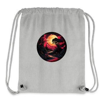 Mysterious castle - Stanley/Stella Recycled Gym Bag - heather grey - Front