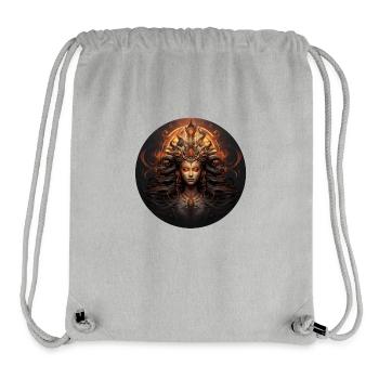 Mysterious Goddess - Stanley/Stella Recycled Gym Bag - heather grey - Front