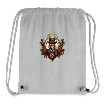 SteamPunk Reymond - Stanley/Stella Recycled Gym Bag - heather grey - Front