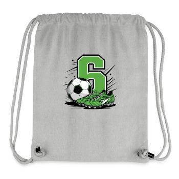 Football 6 years old - Stanley/Stella Recycled Gym Bag - heather grey - Front