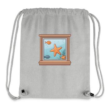 Water view - Stanley/Stella Recycled Gym Bag - heather grey - Front