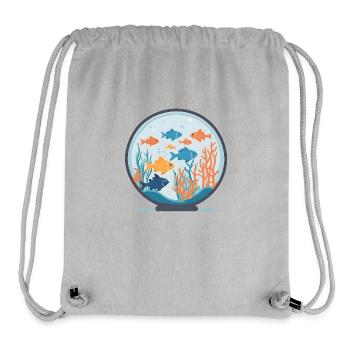Aqua Harmony - Stanley/Stella Recycled Gym Bag - heather grey - Front