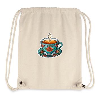 Teacup Neo Traditional - Stanley/Stella Recycled Gym Bag - natural - Front