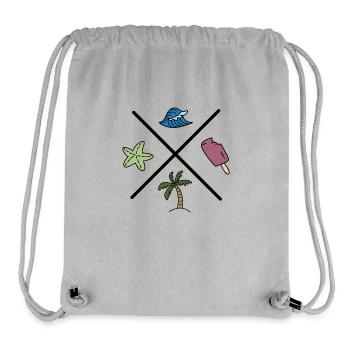 Design for the summer - Stanley/Stella Recycled Gym Bag - heather grey - Front