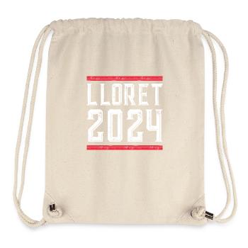Lloret De Mar 2024 Urlaub - Stanley/Stella recycelter Gym Bag - Naturweiß - Vorne