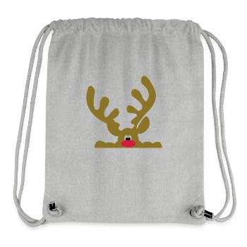 elch - Stanley/Stella recycelter Gym Bag - Grau meliert - Vorne