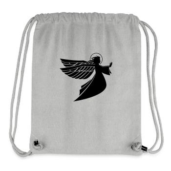 Ange priant - Sac à cordon recyclé Stanley/Stella - gris chiné - Devant