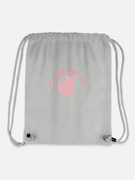 do you love me - Stanley/Stella recycelter Gym Bag - Grau meliert