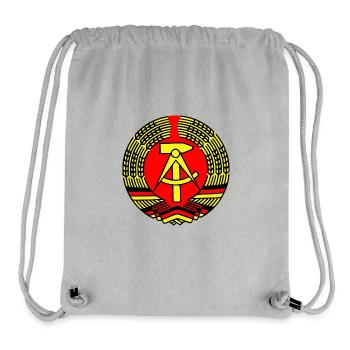 DDR - Stanley/Stella recycelter Gym Bag - Grau meliert - Vorne
