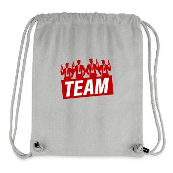 Marié Equipe Bachelors Jga - Sac à cordon recyclé Stanley/Stella - gris chiné - Devant