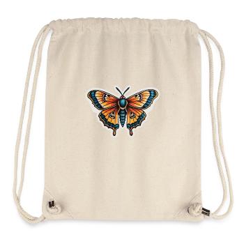 Papillon de nuit Néo Traditionnel - Sac à cordon recyclé Stanley/Stella - blanc naturel - Devant