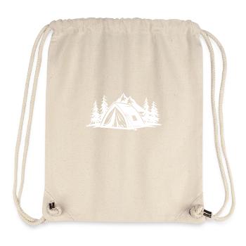 Tente de camping Nature - Sac à cordon recyclé Stanley/Stella - blanc naturel - Devant