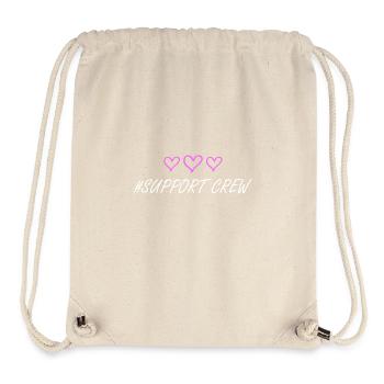 Support Crew Herz Liebe - Stanley/Stella recycelter Gym Bag - Naturweiß - Vorne