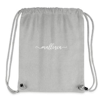 Mallorca Herz Liebe - Stanley/Stella recycelter Gym Bag - Grau meliert - Vorne