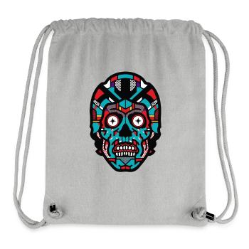 They Live Skull Alien Obey Gehorche T-Shirt Hoodie - Stanley/Stella recycelter Gym Bag - Grau meliert - Vorne