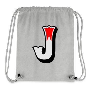 Buchstabe - J - Stanley/Stella Recycled Gym Bag - heather grey - Front