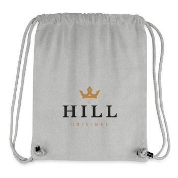 Hill Original Familienlogo - Stanley/Stella recycelter Gym Bag - Grau meliert - Vorne