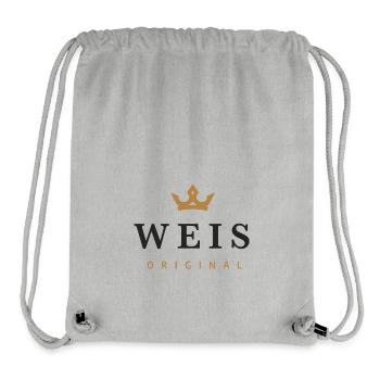 Weis Original Family Logo - Stanley/Stella Recycled Gym Bag - heather grey - Front