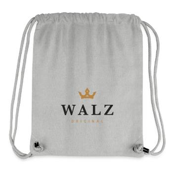 Walz Original Familienlogo - Stanley/Stella recycelter Gym Bag - Grau meliert - Vorne