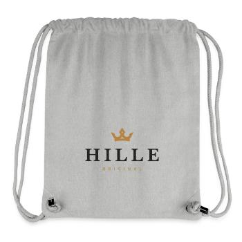 Hille Original Familienlogo - Stanley/Stella recycelter Gym Bag - Grau meliert - Vorne