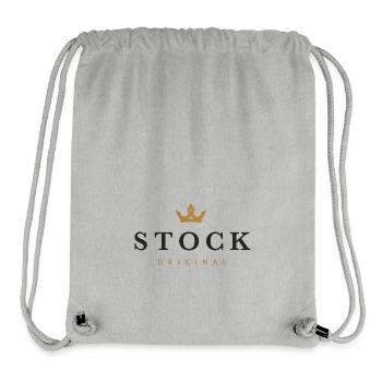 Stock Original Familienlogo - Stanley/Stella recycelter Gym Bag - Grau meliert - Vorne