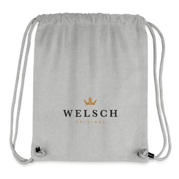 Welsch Original Family Logo - Stanley/Stella Recycled Gym Bag - heather grey - Front