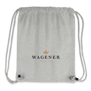 Wagener Original Family Logo - Stanley/Stella Recycled Gym Bag - heather grey - Front