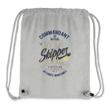 Kapitän - Stanley/Stella recycelter Gym Bag - Grau meliert - Vorne