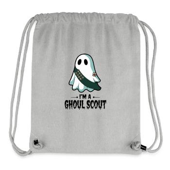 Je suis un éclaireur de goules - Sac à cordon recyclé Stanley/Stella - gris chiné - Devant