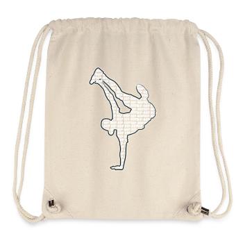 Breakdance - Stanley/Stella recycelter Gym Bag - Naturweiß - Vorne