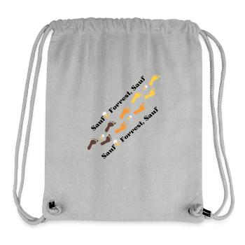 Sauf.. Forrest Sauf.. - Stanley/Stella Recycled Gym Bag - heather grey - Front