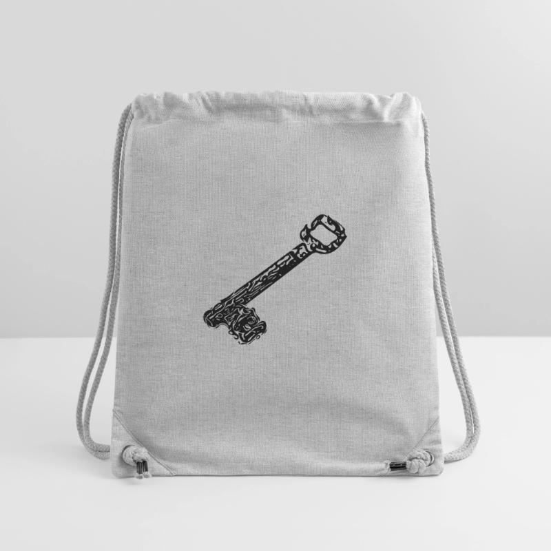 Vintage ancient rusty rustic house keys Stanley/Stella Recycled Gym Bag