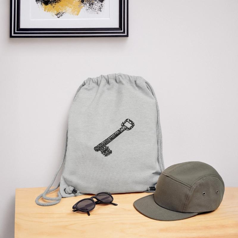 Vintage ancient rusty rustic house keys Stanley/Stella Recycled Gym Bag