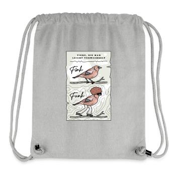 Fink Funk - Stanley/Stella recycelter Gym Bag - Grau meliert - Vorne