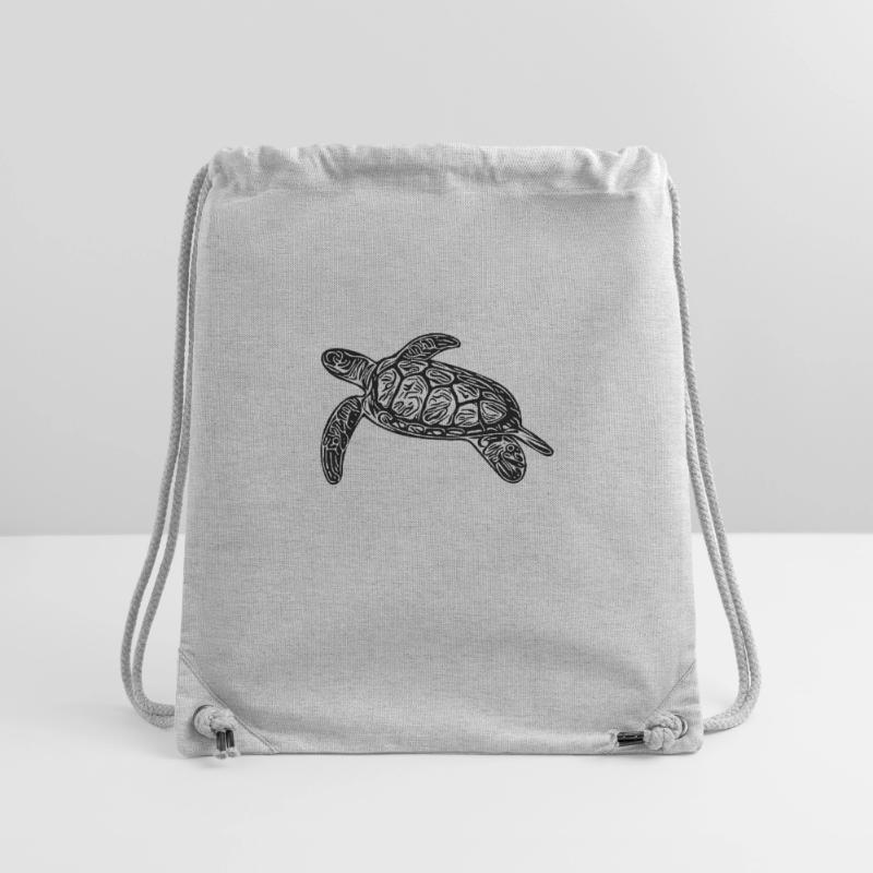Small floating turtle Stanley/Stella Recycled Gym Bag