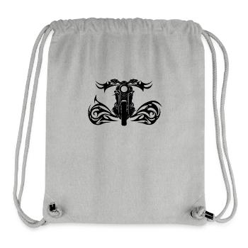 Offroad Tattoo Flames Style Motor Racing - Stanley/Stella Recycled Gym Bag - heather grey - Front