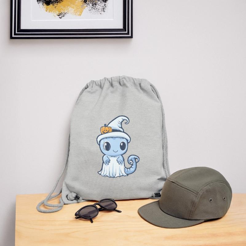 Lizard Halloween Comic Ghost Stanley/Stella Recycled Gym Bag