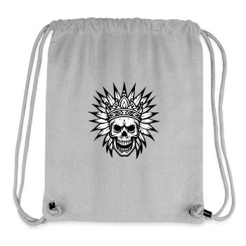 Chief Apache DeadIndian - Stanley/Stella Recycled Gym Bag - heather grey - Front