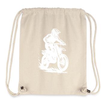 Klare Motocross Botschaft - Stanley/Stella recycelter Gym Bag - Naturweiß - Vorne