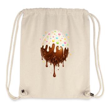 Chocolate Egg with Frosting - Stanley/Stella Recycled Gym Bag - natural - Front