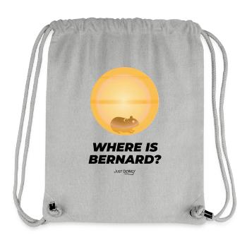 Wo ist Bernard? Nur Dewey – Malcolm Hamster - Stanley/Stella recycelter Gym Bag - Grau meliert - Vorne
