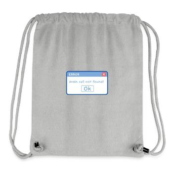 funny E-mail design, meme, idiot, computer humor - Stanley/Stella recycelter Gym Bag - Grau meliert - Vorne