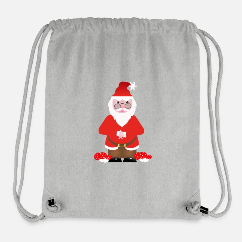 Weihnachtsmann - Stanley/Stella recycelter Gym Bag - Grau meliert