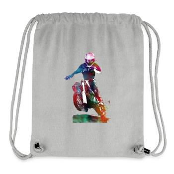 Motor racing #motor #sport - Stanley/Stella Recycled Gym Bag - heather grey - Front