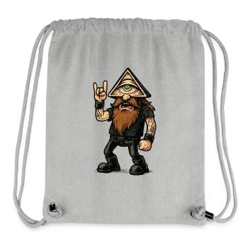 Der Metal-Zyklop - Stanley/Stella recycelter Gym Bag - Grau meliert - Vorne