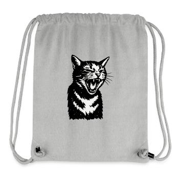 Screaming Shadowcat - Stanley/Stella Recycled Gym Bag - heather grey - Front