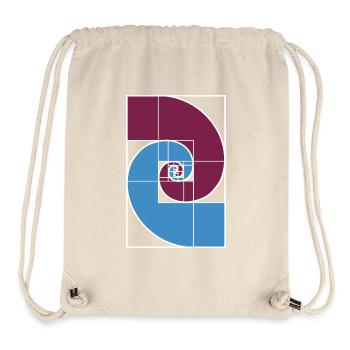 Fibonacci Goldener Schnitt - Stanley/Stella recycelter Gym Bag - Naturweiß - Vorne