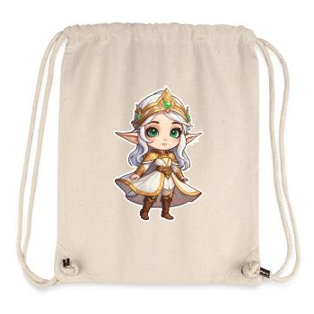 Elf Fantasy Illustration - Stanley/Stella recycelter Gym Bag - Naturweiß - Vorne