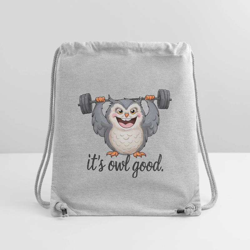 Starke Eule Gewichtheber Eule Hebt Gewichte Stanley/Stella recycelter Gym Bag